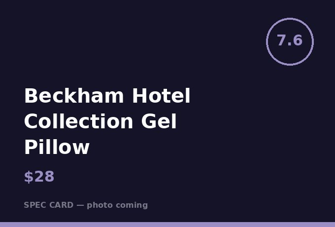 Beckham Hotel Collection Gel Pillow