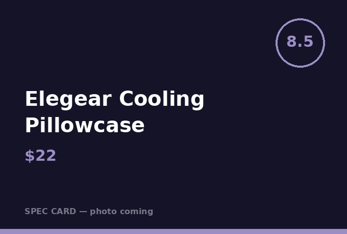 Elegear Cooling Pillowcase