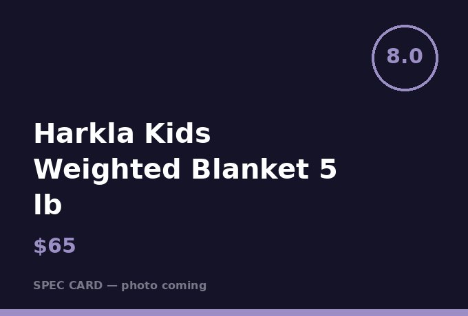 Harkla Kids Weighted Blanket 5 lb