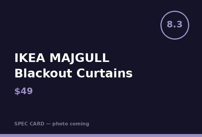 IKEA MAJGULL Blackout Curtains