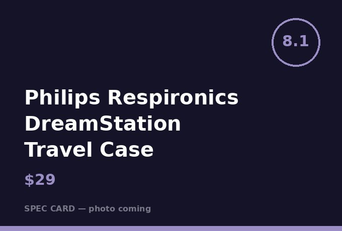 Philips Respironics DreamStation Travel Case