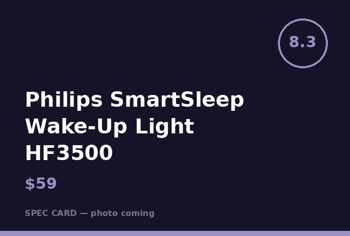 Philips SmartSleep Wake-Up Light HF3500