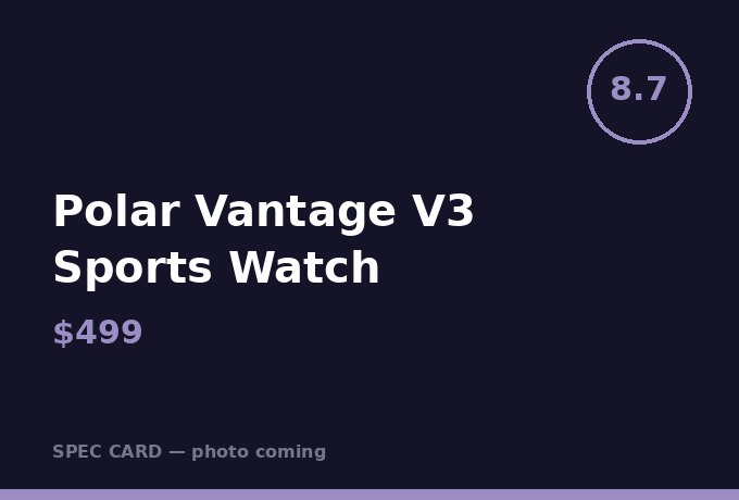 Polar Vantage V3 Sports Watch