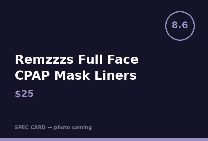 Remzzzs Full Face CPAP Mask Liners