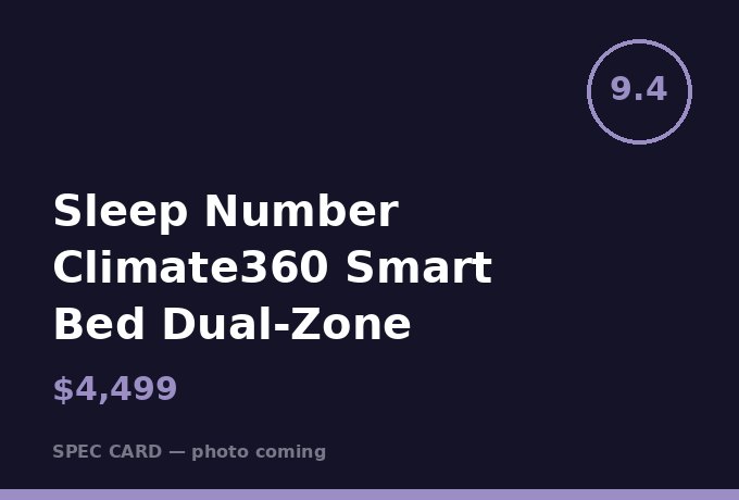 Sleep Number Climate360 Smart Bed Dual-Zone