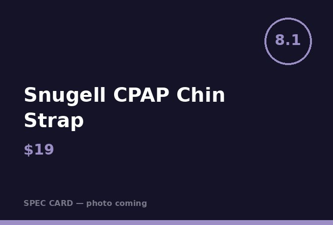Snugell CPAP Chin Strap