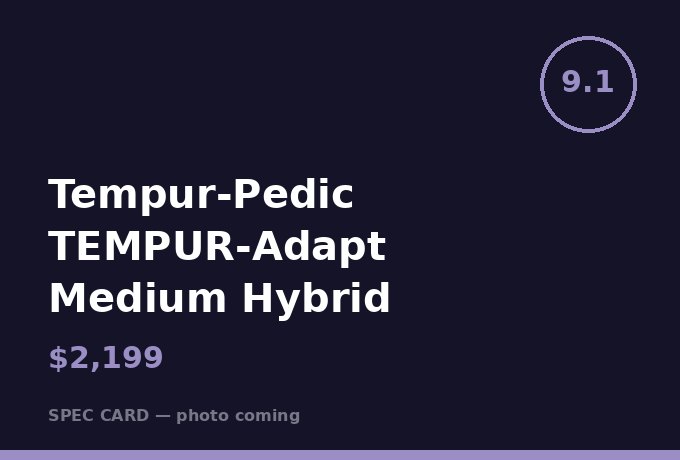 Tempur-Pedic TEMPUR-Adapt Medium Hybrid